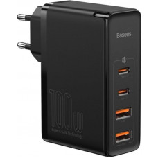 Мережевий зарядний пристрій Baseus GaN2 Pro Quick Charger 2C+2U (2xUSB-C+2xUSB-A) 100W Black (CCGAN2P-L01)