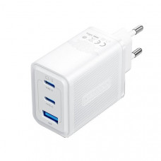 Мережевий зарядний пристрій Vention GaN III PD 65W QC3.0 5A White (FERW0-EU)