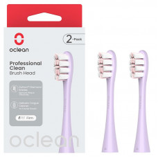 Насадка для зубної електрощітки Oclean P1C13 P02 Professional Clean Brush Head Purple (2 шт) (6970810554151)